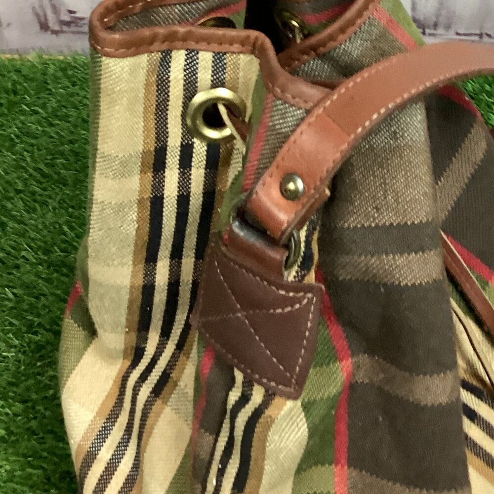 Vintage Heckathorn Plaid Bucket Bag - Picture 5 of 13